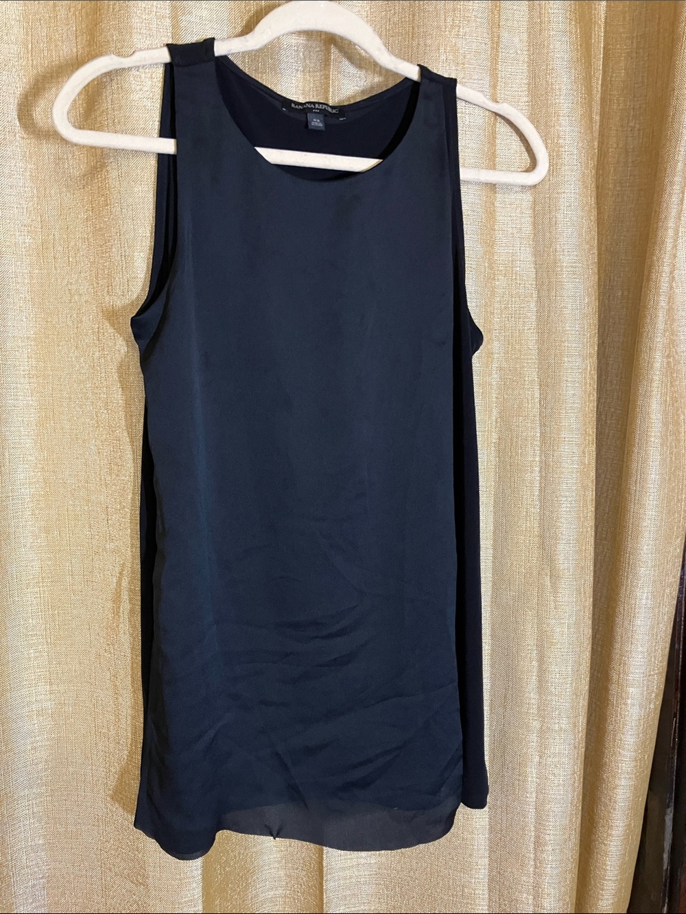 Banana Republic Navy Sleeveless Shift Tunic